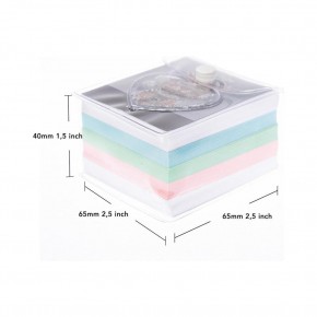 Vuki Küp Bloknot Simli Sulu 6,3x6,3 Cm Kedi-2 VK-0111-6