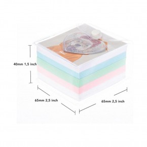 Vuki Küp Bloknot Simli Sulu 6,3x6,3 Cm Köpek VK-0111-7