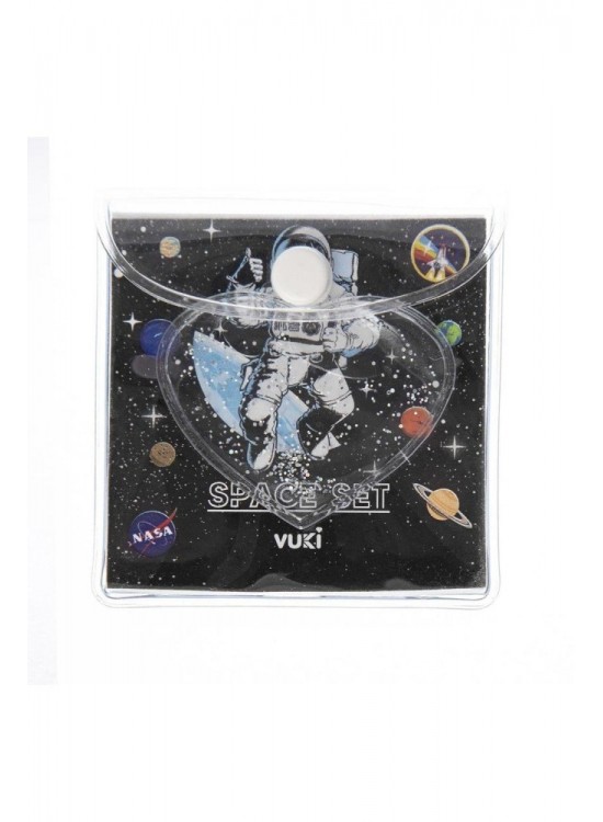 Vuki Küp Bloknot Simli Sulu 6,3x6,3 Cm Siyah & VK-0111-11 Vuki Küp Bloknot Simli Sulu 6,3x6,3 Cm Siyah & VK-0111-11