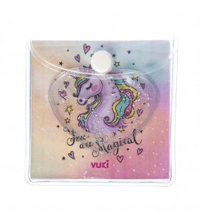 Vuki Küp Bloknot Simli Sulu 6,3x6,3 Cm Unıcorn VK-0111-1