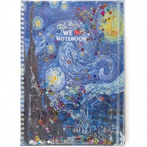 Vuki Sulu Çantalı Defter Orta Boy Van Gogh 1/S VK-0086G