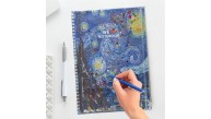 Vuki Sulu Çantalı Defter Orta Boy Van Gogh 1/S VK-0086G Vuki Sulu Çantalı Defter Orta Boy Van Gogh 1/S VK-0086G