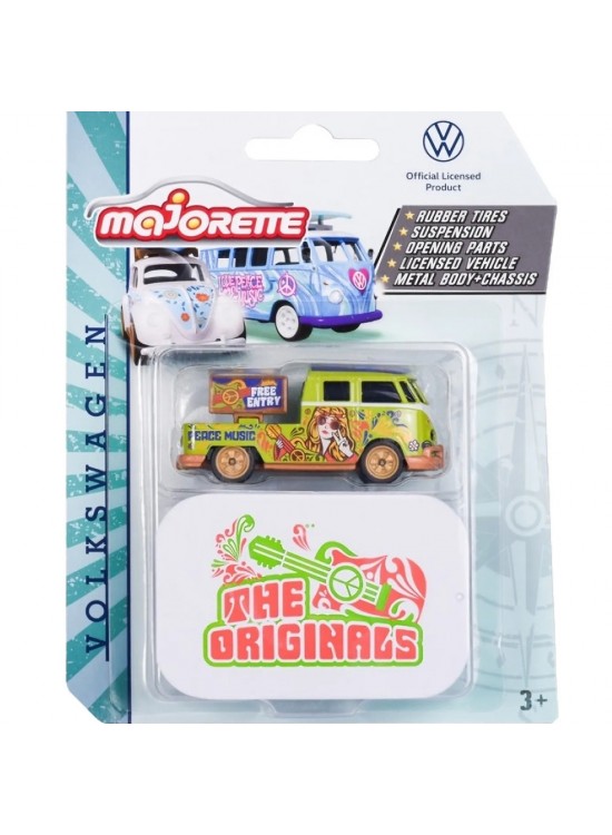 Vw The Originals Deluxe Cars, 6-Asst. Model Arabalar