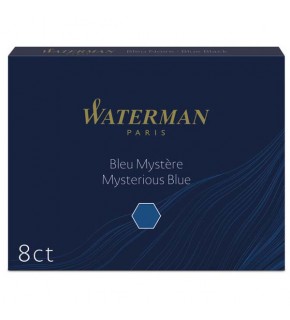 Waterman Dolma Kalem Kartuşu 8 Lİ Siyah/Mavi S0110910