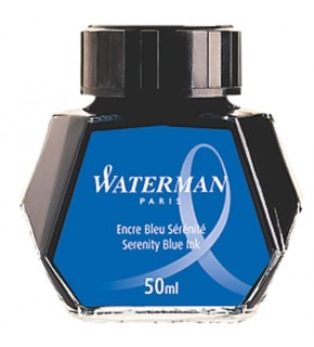 Waterman Dolma Kalem Mürekkebi Cam Şişede 50 ML Mavi S0110720