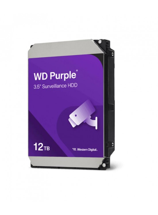 Wd 12Tb wd121 Purple Pro 7200rpm 256MB Sata3 7-24 Güvenlik 3.5 Harddisk (Resmi Distribitör Ürünü)