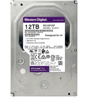 Wd 12Tb Purple Pro WD122PURP 7200 RPM 512MB Cache SATA 6.0Gb-s 3.5" Harddisk (Boğaziçi Garantili)