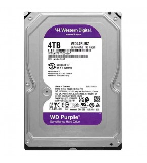 Wd 4Tb 3.5 Purple WD44PURZ Sata3 5400RPM 128MB 7-24 Guvenlık Harddisk (Resmi Distribitör Ürünü)