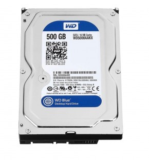 Wd 500Gb Caviar Blue WD5000AAKX SATA 3.0 7200 RPM 3.5" Harddisk