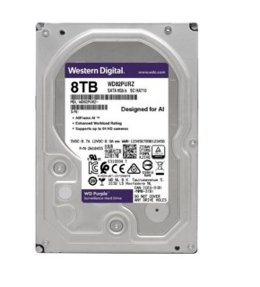 Wd 8Tb Purple WD82PURZ 7200RPM 256MB 7x24 Güvenlik Harddisk (İthalat)