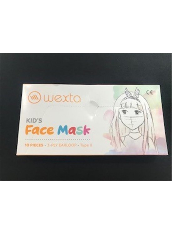Wexta STL3PLY 10LU Meltblown Filtreli Desenli Çocuk Koruyucu Yüz Maskesi Wexta STL3PLY 10LU Meltblown Filtreli Desenli Çocuk Koruyucu Yüz Maskesi