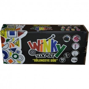 Winky Scooter Yeşil Işıklı Kutulu