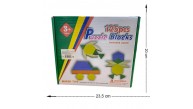 Woodentoys Puzzle Blokları 125 Parça