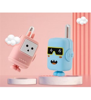 WowKids XJ16 Rechargeable Çocuk Walkie Talkie 1 Km Pink-Blue PmrTelsiz