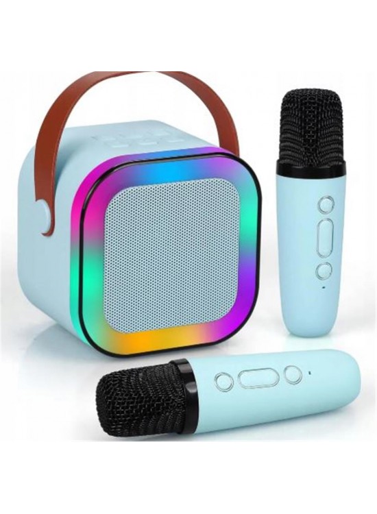 WowKids SY13 İki Mikrofonlu Mavi Karaoke Speaker WowKids SY13 İki Mikrofonlu Mavi Karaoke Speaker