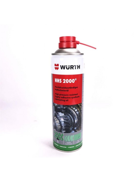 Würth 0893 106 028 500ml HHS 2000 Yüksek Basınca Dayanıklı Yağlama Sprey Würth 0893 106 028 500ml HHS 2000 Yüksek Basınca Dayanıklı Yağlama Sprey