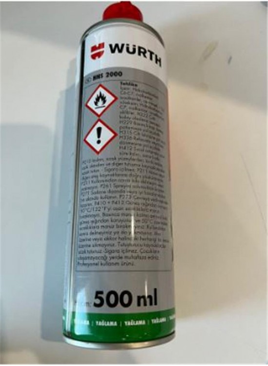 Würth 500ml Ultra 2040 Çok Amaçlı Sprey (pas-yağlama-) Würth 500ml Ultra 2040 Çok Amaçlı Sprey (pas-yağlama-)