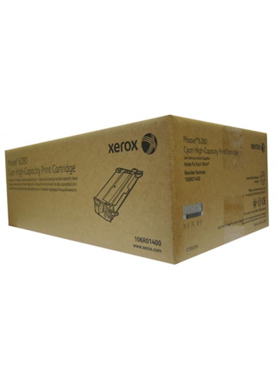 Xerox 106R01400 Phaser 6280 Yüksek Kapasite Cyan Mavi Toner 5.900 Sayfa