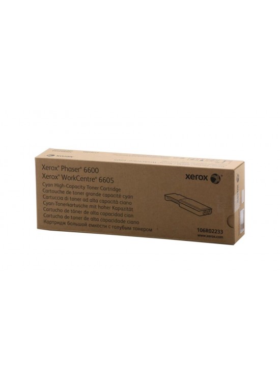 Xerox 106R02233 Phaser 6600-6605 Yüksek Kapasite Cyan Mavi Toner