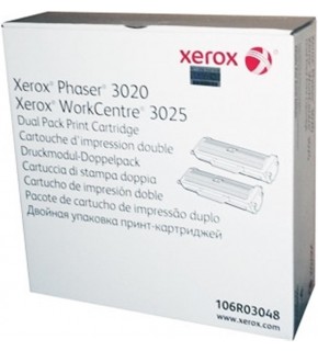 Xerox 106R03048 Phaser 3020-WC3025 Dual Pack Toner 2x1500 Sayfa