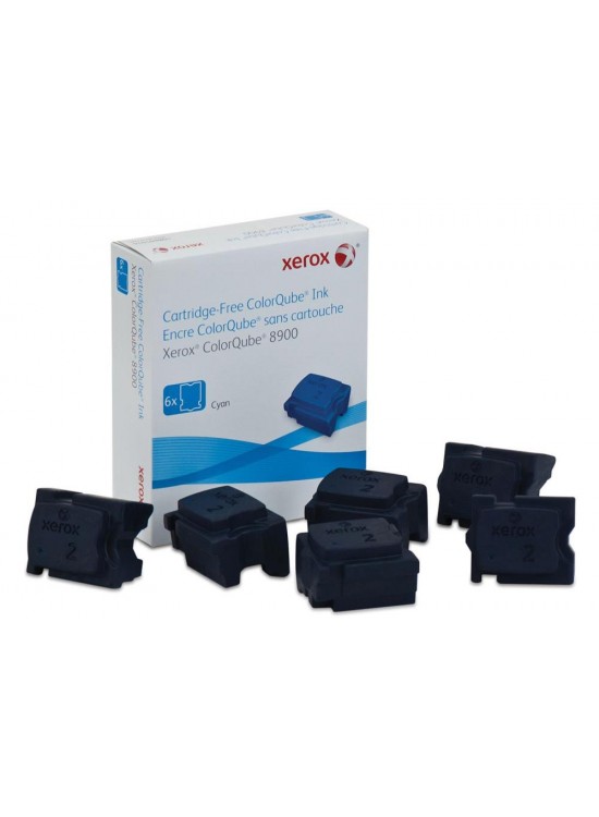 Xerox 108R01022 ColorQube 8900 Genuine Solid Ink Cyan Mavi 6 Stick Xerox 108R01022 ColorQube 8900 Genuine Solid Ink Cyan Mavi 6 Stick