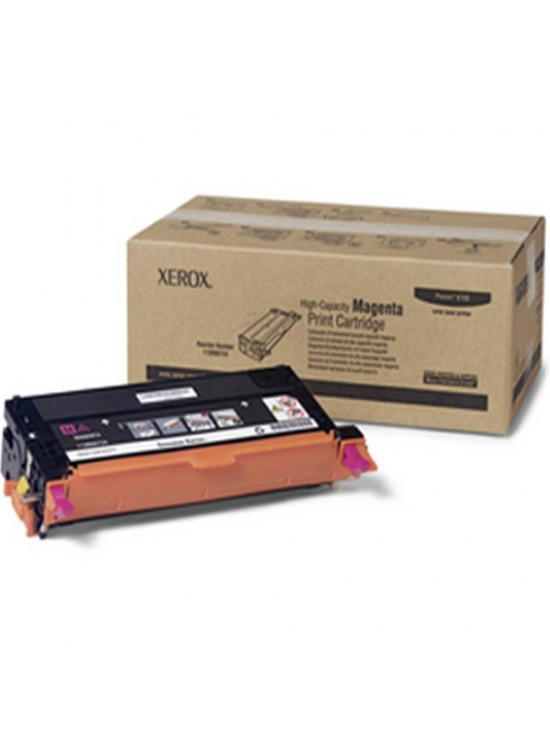 Xerox 113R00724 Phaser 6180-6180MFP Yüksek Kapasite Magenta Kırmızı Toner 6.000 Sayfa
