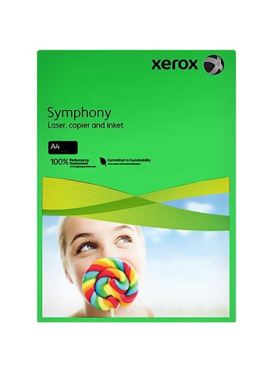 Xerox Renkli Fotokopi Kağıdı Symphony 500 LÜ A4 80 GR Koyu Yeşil 3R93951