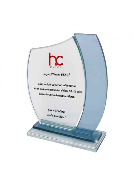 YAKUT KRİSTAL PLAKET YAKUT KRİSTAL PLAKET