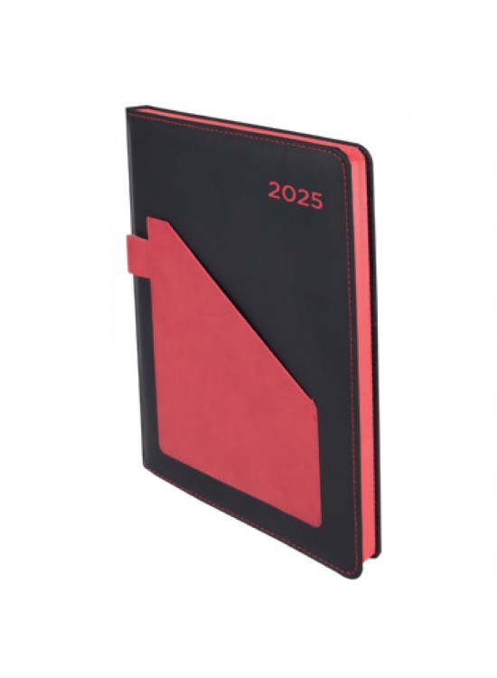 YAŞAMKENT KIRMIZI TARİHLİ AJANDA (17X24 CM)