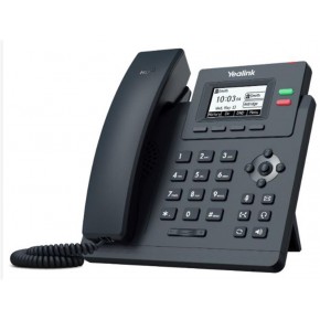 Yealink T31P IP Telefon PoE Destekli Adaptör Dahil