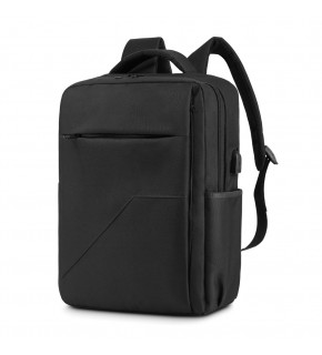 YELKEN SİYAH LAPTOP BÖLMELİ SIRT ÇANTASI