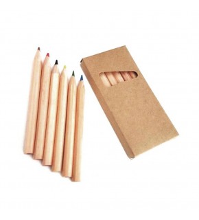 YEŞİLLİ 6 LI  NATUREL YARIM BOY BOYAMA SETİ