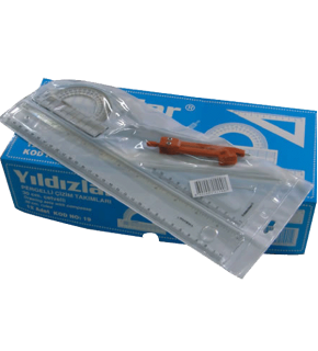 Yıldızlar Çizim Takımı Pergelli 30 CM 19 (1 Adet)