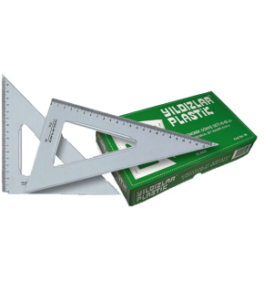 Yıldızlar Öğrenci Gönye Seti 45-60 Derece 26 CM Ekonomik 88 (1 Adet)