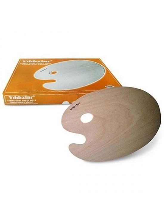 Yıldızlar Palet Ahşap Oval No:2 145