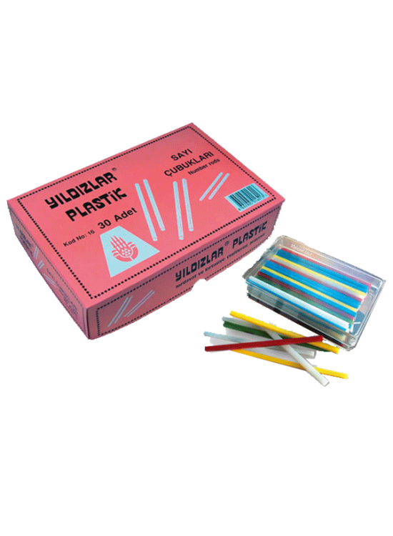 Yıldızlar Sayı Çubukları Plastik Kutuda 16 (1 Adet)