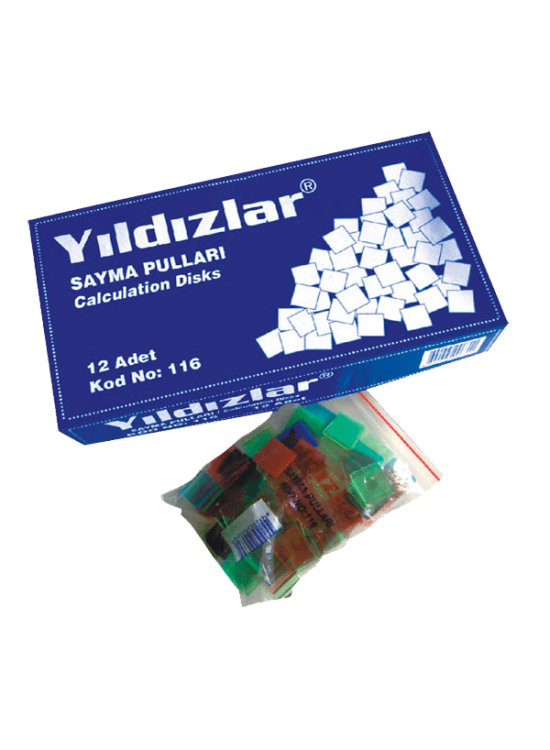 Yıldızlar Sayma Pulları 116 (1 Adet)