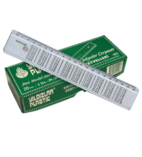 Yıldızlar Standart Cetvel Çarpım TabLolu 20 CM 11 (1 Adet)