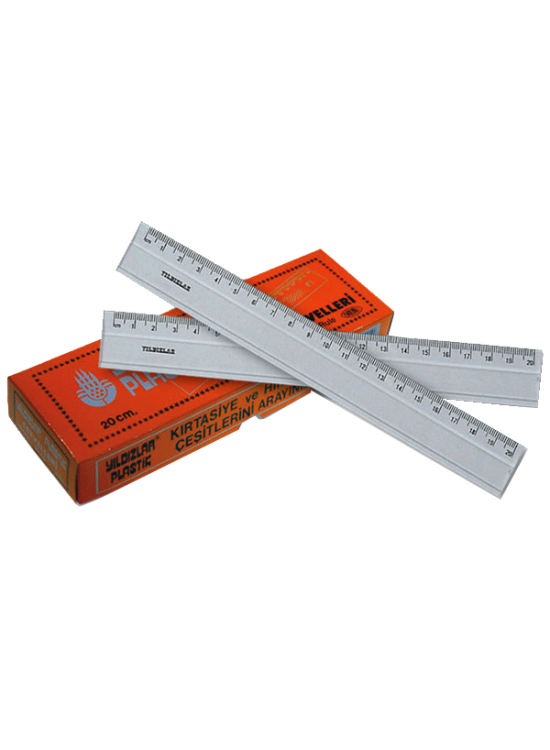 Yıldızlar Standart Cetvel Plastik 20 CM 4 (1 Adet)
