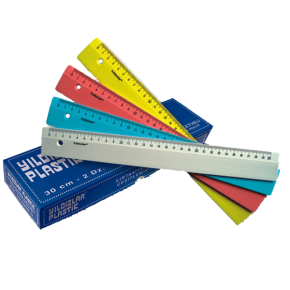 Yıldızlar Standart Cetvel Plastik Renkli 30 CM 70 (1 Adet)