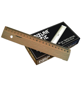 Yıldızlar Standart Cetvel Tahta 20 CM 90 (1 Adet)