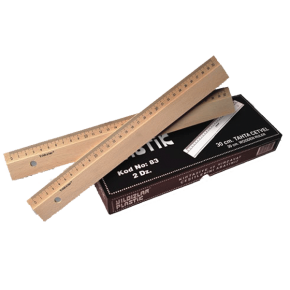 Yıldızlar Standart Cetvel Tahta 30 CM 83 (1 Adet)