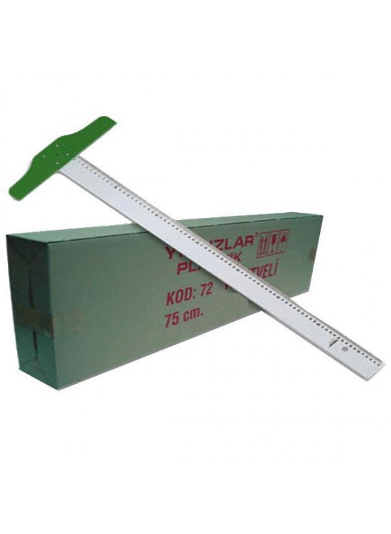 Yıldızlar T Cetvel Plastik 75 CM 72