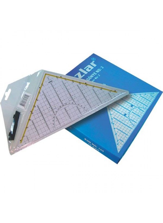 Yıldızlar Teknik Resim Gönyesi Geometrik-Açılı No:3 105