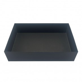 YONCA SİYAH GEÇME KAPAK KUTU (26X40X9 CM)