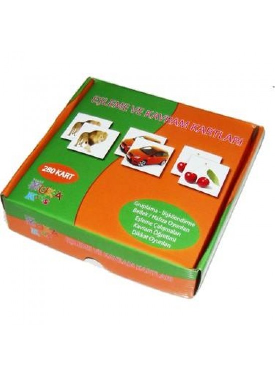 Yuka Kids Eşleme Ve Kavram Kartları