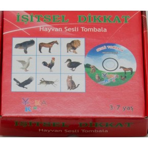 Yuka Kids İşitsel Dikkat Hayvan Sesli Tombala
