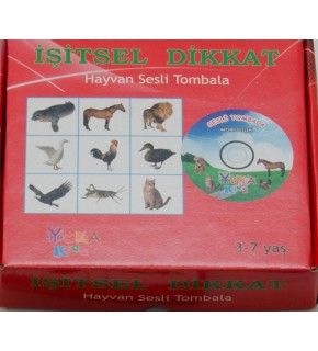Yuka Kids İşitsel Dikkat Hayvan Sesli Tombala