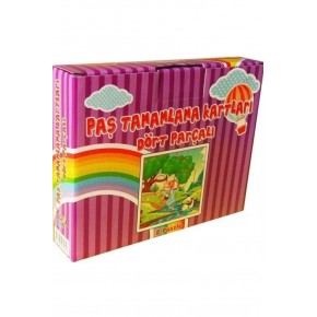 Yuka Kids Paş Tamamlama Kartları Dört Parçalı