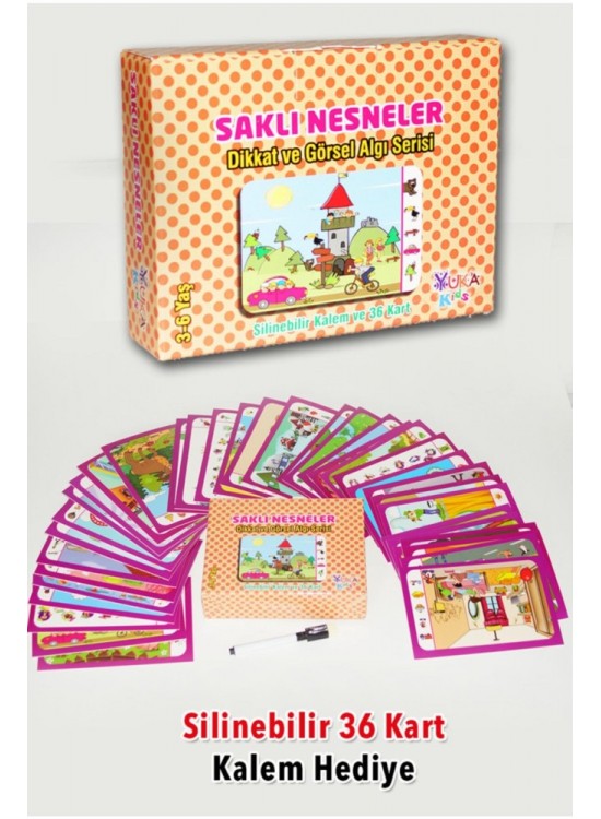Yuka Kids Saklı Nesneler 3-6 Yaş Yuka Kids Saklı Nesneler 3-6 Yaş